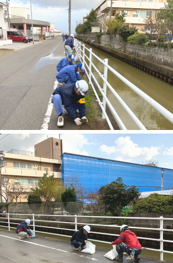12月度 感謝の一斉清掃 ~ 金沢市大浦町 現場周辺 ~