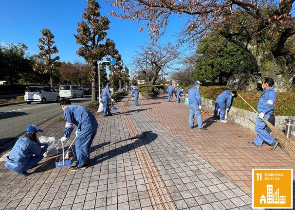 感謝の一斉清掃 ~金沢市弥生町地内 現場周辺~